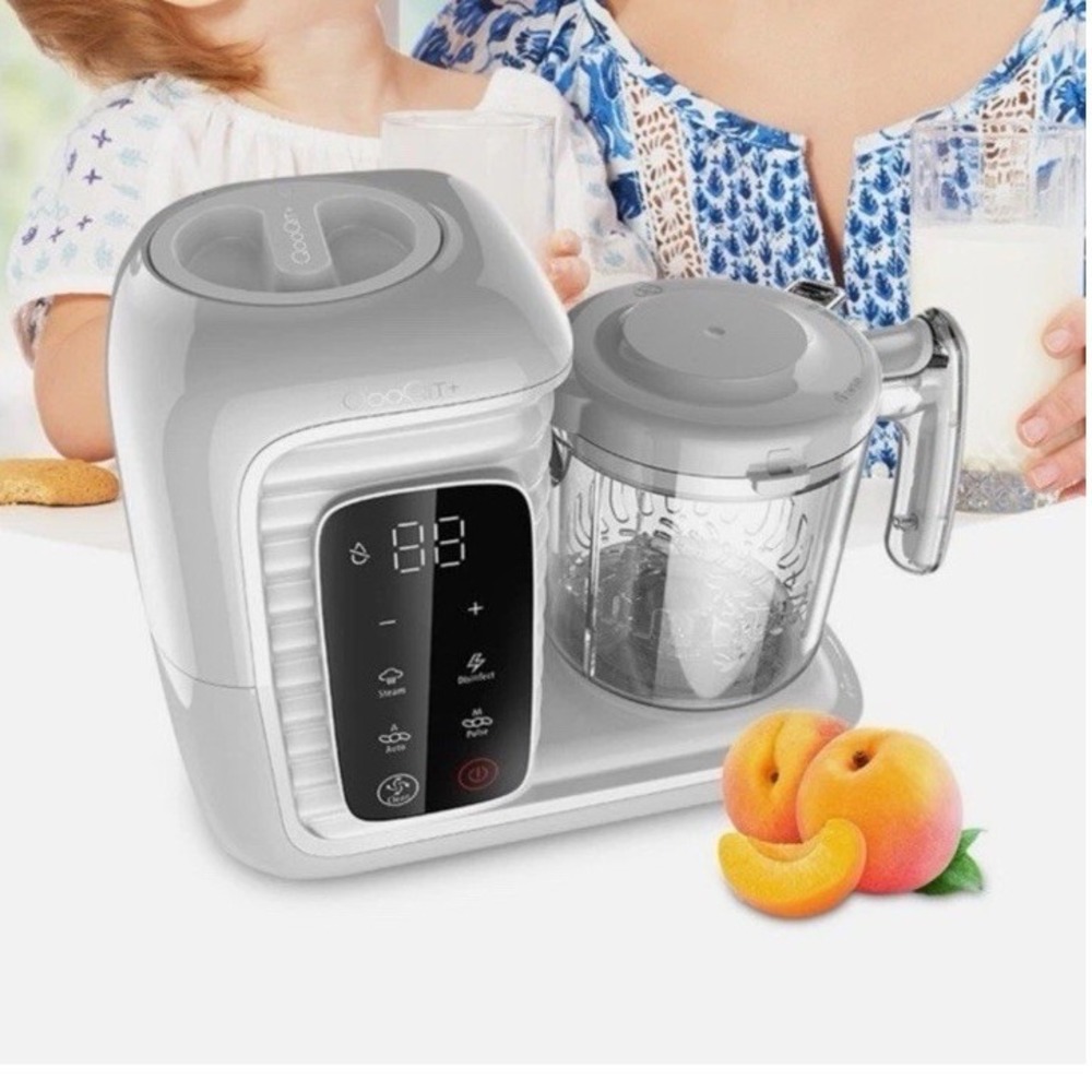 QooQIT+ Baby Food Maker Blender & Steamer 7-in-1 Steam Blend‎ Chop Sterilize